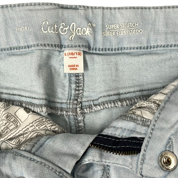 Cat & Jack Denim Shorts with Sequin Trim - Picture 5 of 9